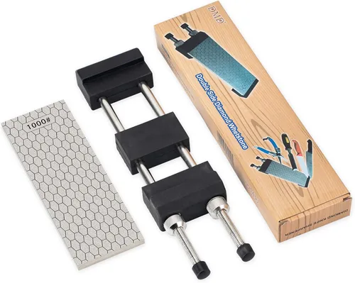 Miniatura 7 de DMD Juego de soporte para afilar diamantes con tornillos de ajuste simple que sostiene la piedra de forma segura con piedras afiladoras de cuchillos