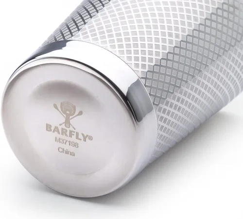 Miniatura 5 de Barfly Agitador de celosía de diamante de 18 oz, acero inoxidable