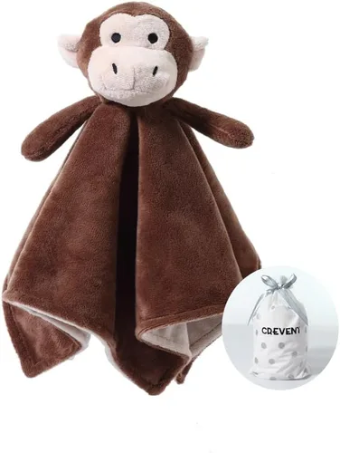 Miniatura 39 de CREVENT Mantas de bebé suaves y acogedoras para niños y niñas + manta de seguridad, juego con una bolsa de regalo esenciales para recién nacidos Gris