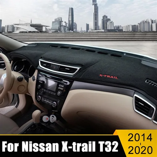Miniatura 2 de Cubierta de salpicadero para Nissans X-Trail T32 X Trail 2014-2016 2017 2018 2019 2020 cubierta de tablero de automóvil, evita la almohadilla