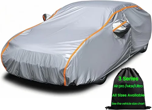 Miniatura 18 de Cubierta impermeable para todo tipo de clima para la nieve del coche Hatchback, lonas de coche Tamaño como: Golf GTI, VW Beetle Interior Algodón