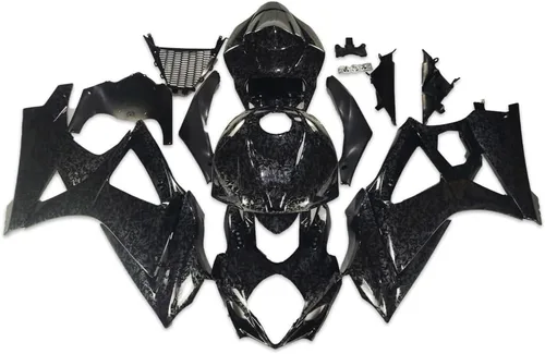 Miniatura 16 de Carenado de carrocería negro mate brillante de plástico apto para Suzuki 2007 2008 GSXR 1000 inyección ABS nuevo Aftermarket Kit Kit GSXR-1000 07 08