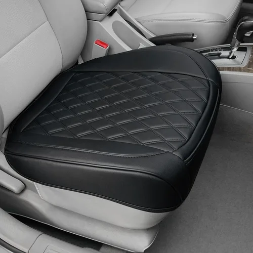Miniatura 7 de 1 paquete de funda de cuero para asiento delantero de coche, funda inferior de asiento de coche, protectores de asiento de conductor antideslizantes