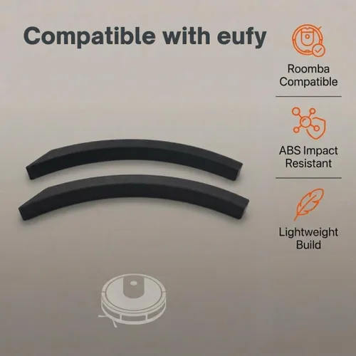 Miniatura 5 de Extensor de parachoques ajustador de altura para aspiradora Roomba Eufy, 2 piezas fabricadas con material duradero y fácil de instalar, evita que
