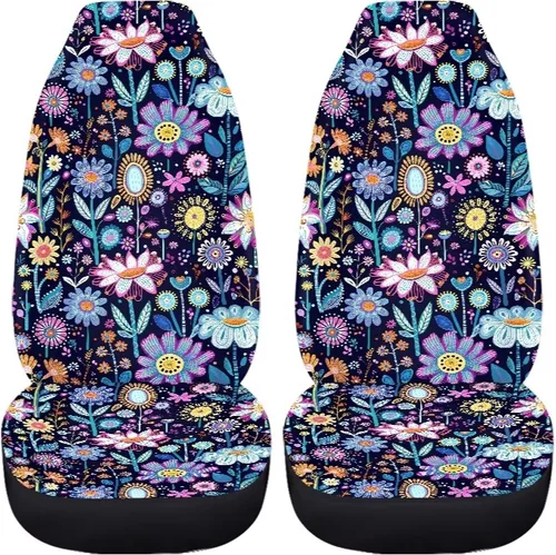 Miniatura 28 de 2 fundas de asiento para automóviles con estampado de bandera americana del 4 de julio, color negro, accesorios para el interior del vehículo