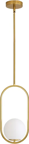 Miniatura 18 de Yunnix Lámparas colgantes para isla de cocina, lámparas colgantes, moderna lámpara colgante de cristal de bronce champán, lámpara de mediados
