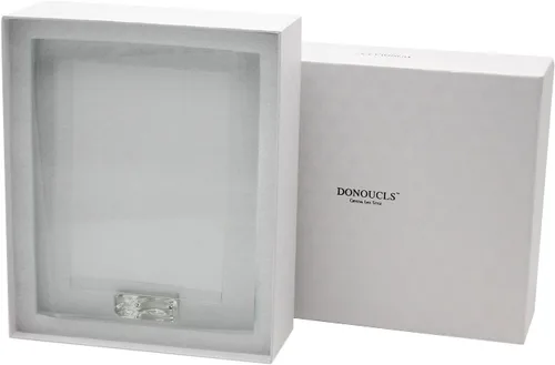 Miniatura 6 de Marco de fotos de cristal de 4 x 6 pulgadas con caja de regalo decorativo para regalo de boda en casa