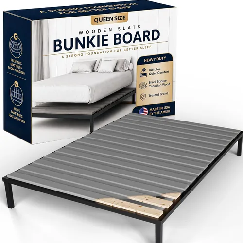 Miniatura 9 de Treaton, Pizarra de madera horizontal resistente de 0.75 pulgadas, 72 x 39 pulgadas, color gris