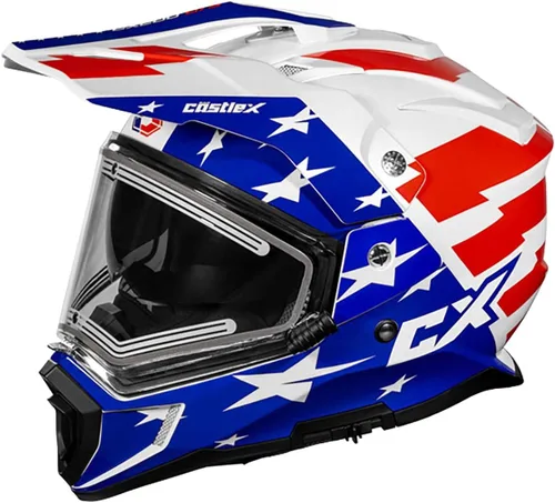 Miniatura 6 de Castle X CX200 Dual Sport - Casco eléctrico para nieve (negro mate, XS)