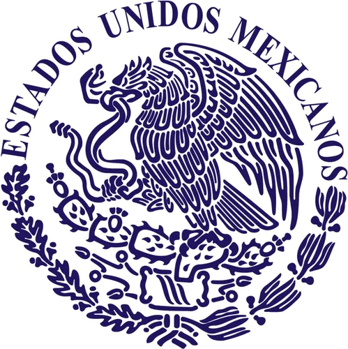 Miniatura 4 de ESTADOS UNIDOS Mexicanos - Vinilo adhesivo con la bandera de Águila y Águila de México, color gris oscuro, 8 pulgadas
