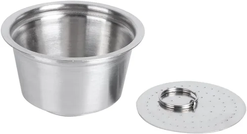 Miniatura 9 de Cápsula de café, cápsula de café reutilizable de acero inoxidable, cápsulas de filtro de café, accesorios para cafetera (verde)