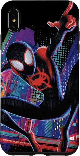 Miniatura 11 de Funda para iPhone 13 Pro Max Marvel Spider-Man Into the Spider-Verse Miles Morales City