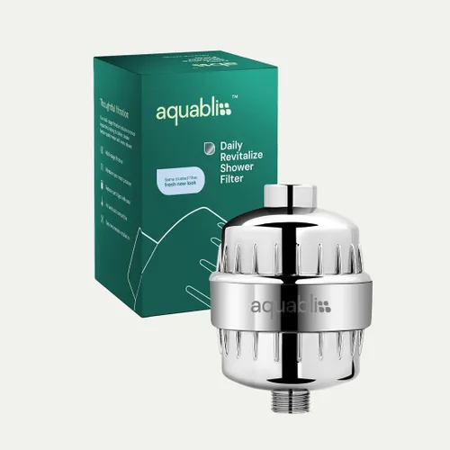 Miniatura 2 de AquaBliss - Cromo (SF100)- Filtro revitalizador de alto rendimiento para la ducha - Reduce la piel seca con picazón, la caspa, el eccema y mejora