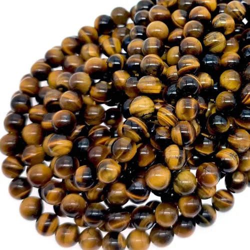 Miniatura 22 de Cuentas de ágata de pavo real natural de 0.236 in, cuentas redondas lisas de materiales de bricolaje, pulsera, collar, aretes, fabricación de joyas