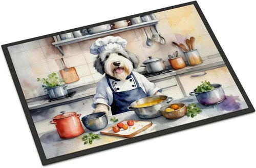 Miniatura 123 de Caroline's Treasures DAC6179MAT Affenpinscher - Tapete para puerta delantera, para interiores y exteriores, para entrada, antideslizante, lavable