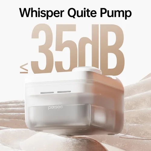 Miniatura 5 de Fuente de agua automática para gatos, 4.5 L, bandeja de bebidas de acero inoxidable de gran capacidad, dispensador de agua para gatos, bomba Blanco