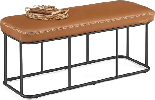 Miniatura 19 de VASAGLE - Colección EKHO - Banco otomano con almacenamiento, banco para recibidor o dormitorio, 56.8 litros, cuero sintético con costuras, moderno