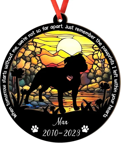 Miniatura 80 de Adorno personalizado para atrapasoles de sabueso afgano, adorno de Navidad de sabueso afgano – Regalo para perro amante, sabueso afgano