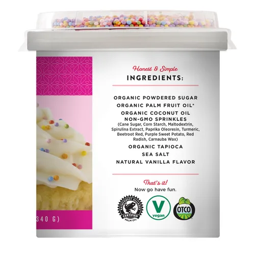 Miniatura 8 de Crema de mantequilla Miss Jones para hornear, orgánica, helada, perfecta para glaseado y decoración, vegana