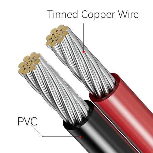 Miniatura 3 de Goupchn Conector de panel solar a CC 0.217 inx0.083 in Cable de extensión adaptador 16 AWG 4.59ft/1.4m con DC 0.315 in, adaptador de 0.157 inx0.067