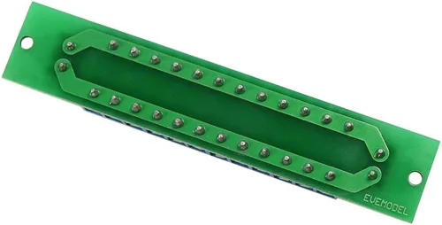 Miniatura 3 de PCB007 1X Placa de distribución de energía de 12 posiciones 2 entradas 2 x 13 salidas para voltaje de CA CC Nuevo