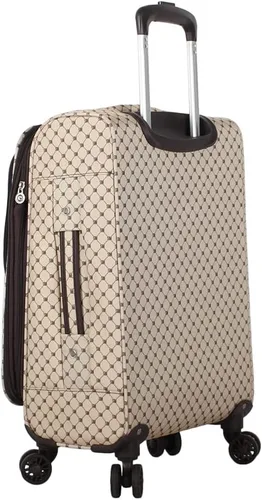 Miniatura 61 de Steve Madden Equipaje de diseñador, Chalet Gris Claro, Juego de maleta giratoria ligera expandible de 3 piezas - Juego de viaje