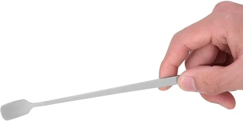 Miniatura 3 de Health Gear - Cuchara agitadora multifunción de acero inoxidable con mango largo en forma de lágrima, 1 pieza, 9.84 x 6.7 pulgadas