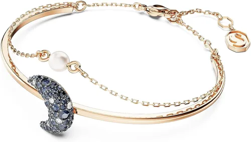 Miniatura 2 de SWAROVSKI Brazalete Luna, Luna, Multicolor, Acabado en tono oro rosa, Latón, Sin gemas.