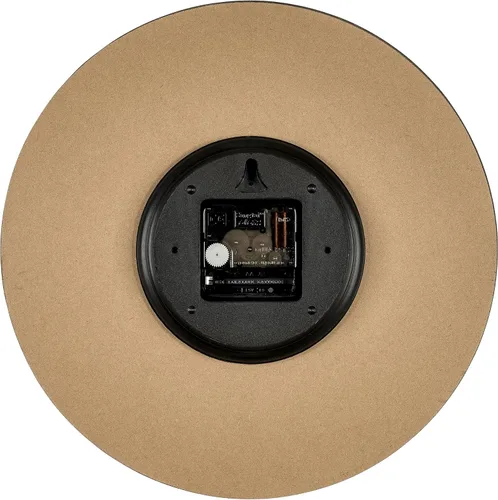 Miniatura 5 de Bernhard Products Reloj de pared rústico de playa de 12 pulgadas, redondo, silencioso sin tictac, de cuarzo, funciona con pilas, aspecto de madera
