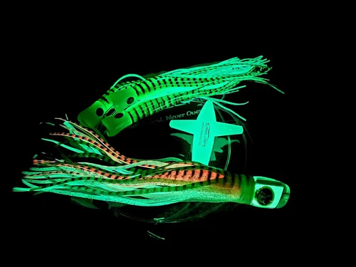 Miniatura 2 de Lobo Lures #200 Pelagic Magic Skipjack Hybrid Daisy Chain Marlin & Atún Trolling Señuelo Uretano Hecho en Estados Unidos