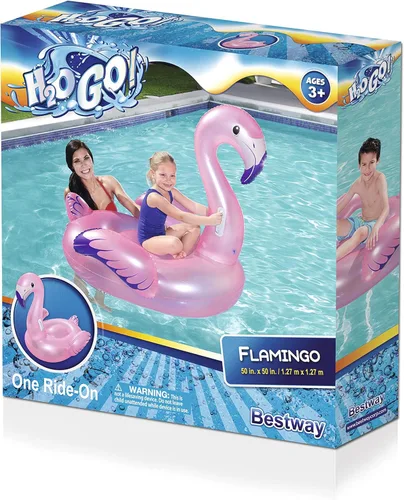 Miniatura 5 de Bestway 41122E Piscina Flotador Flamingo, Rosa