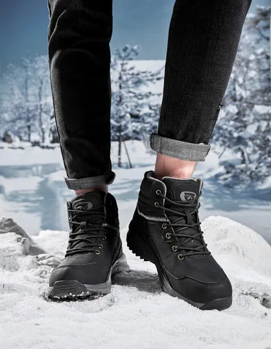 Miniatura 7 de UPSOLO Mens Waterproof Winter Boots