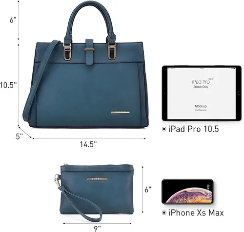 Miniatura 4 de Bolso de mano para mujer con solapa, bolso de hombro con correa, bolso de mano con asa superior, bolso tote, bolso satchel, monedero, bolso
