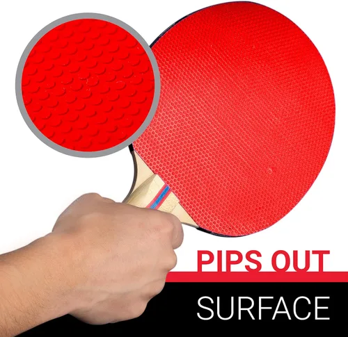 Miniatura 4 de Juego de palas de ping pong Franklin Sports con pelotas - Kit de palas de tenis de mesa para 2 y 4 jugadores - Kit completo de inicio de ping pong