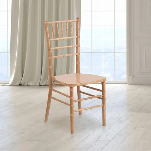 Miniatura 2 de Flash Furniture - Silla Chiavari de madera negra de la serie HERCULES
