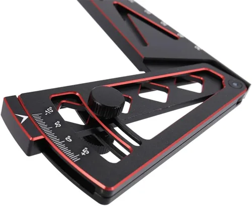 Miniatura 5 de KingVal Herramienta de medición de altura ajustable de metal para llanta de automóvil, regla de inclinación compatible con 1/10 1/8 1/7 RC Car