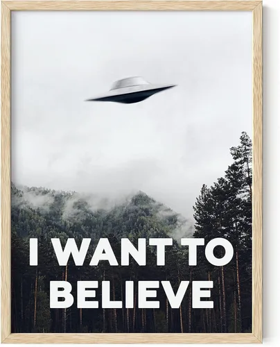 Miniatura 17 de HAUS AND HUES Trippy - Póster de alienígena - Decoración de habitación extraterrestre genial, póster psicodélico, arte de pared de alienígena