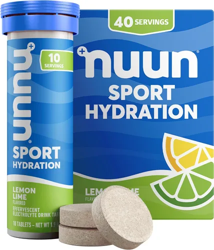 Miniatura 11 de Nuun Sport Tabletas de Electrolitos con Magnesio, Calcio, Potasio, Cloruro y Sodio, Sin Gluten y Veganas, Limonada de Fresa, Paquete de 8