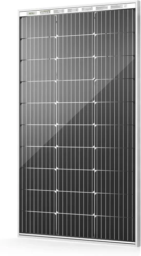 HQST Panel solar bifacial de 100 W, 12 V, alta eficiencia de hasta un 25 % con tecnología de células PERC, impermeable IP68 para un mejor