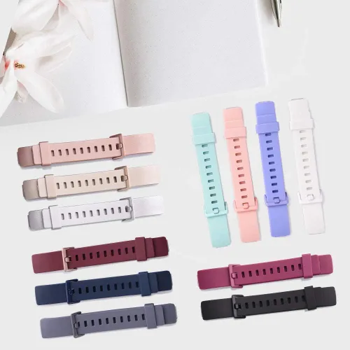 Miniatura 6 de IEOVIEE 4 Pack Compatible Bands for Fitbit Inspire 2, HR, Ace 2 & Inspire, Adjustable Silicone Sport Wristbands
