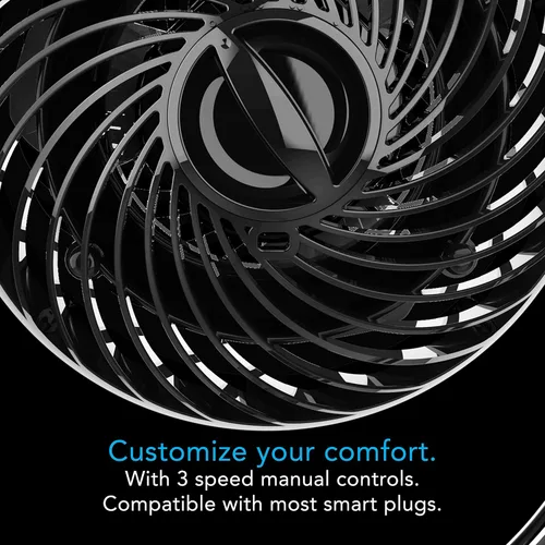 Miniatura 5 de Ventilador Circulador de Aire Personal Vornado Pivot3 con Clip, con Clip Multisuperficie, Ventilador Portátil Silencioso para Oficina o Dormitorio