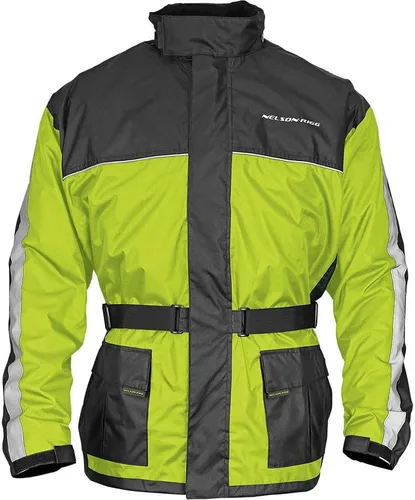 Miniatura 16 de Nelson Rigg Solo Storm - Chaqueta de lluvia, impermeable, transpirable y plegable (negro, talla S)