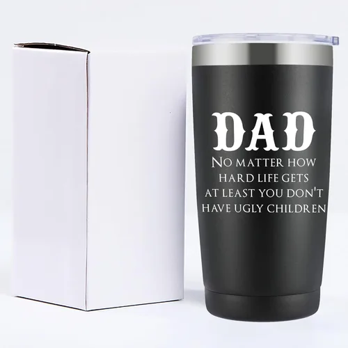 OHSunFLower2 Regalos para papá, Navidad, cumpleaños, Día del Padre, taza de 20 onzas, regalos para papá de hija, hijo, regalo de cumpleaños para