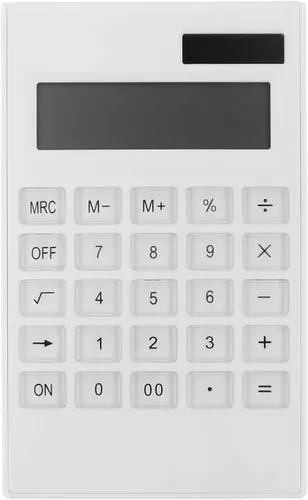 STOBOK Solar Cute Use Daily Screen Supplies Calculación LCD Escritorio Delgado para Plana Ultradelgada Power Thin Home Ultra, papelería Calculadora
