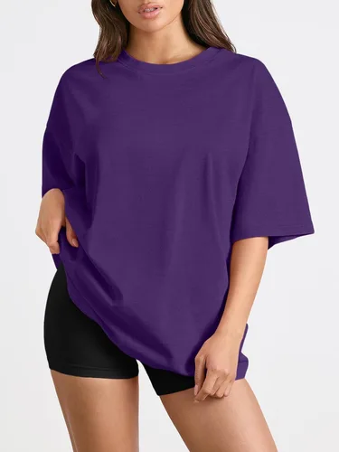 Miniatura 51 de Trendy Queen - Camisetas de entrenamiento de moda para mujer, camisetas atléticas de manga corta para verano y primavera, disponibles en tallas
