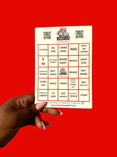 Miniatura 6 de Hip Hop, juego de bingo de música R&B, juegos de cartas para adultos, juegos familiares, tableros de bingo, diversión para la familia, diversión
