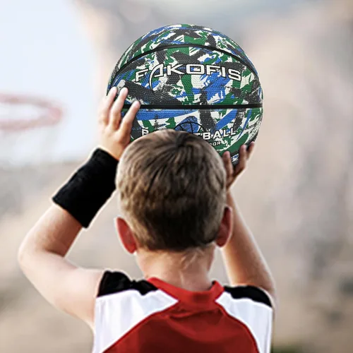 Miniatura 3 de Baloncesto para Niños y Jóvenes Tamaño 3/4/5 (22"/25.5"/27.5") Baloncesto de Goma Premium para Niños y Niñas de 3-14 Años Juego Interior y Exterior