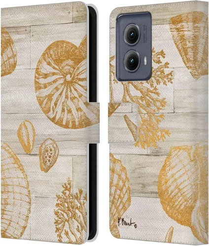 Miniatura 10 de Head Case Designs Funda de piel con licencia oficial de Paul Brent Agate Mermaid Coastal para Motorola Edge (2024)