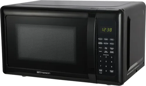 Miniatura 2 de Emerson MW7302B - Horno microondas compacto para encimera con control táctil, pantalla LED, 700 W, 10 niveles de potencia, 6 menús automáticos