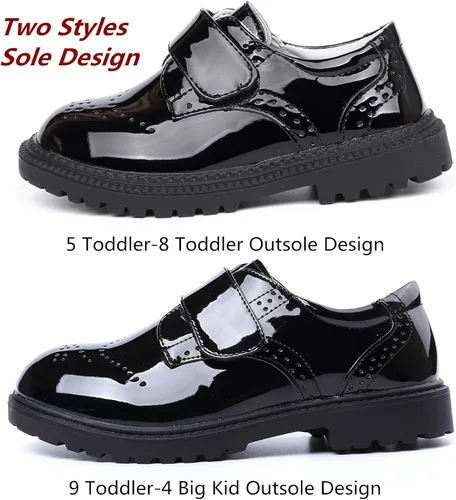 Miniatura 7 de DADAWEN Zapatos de vestir Oxford clásicos de uniforme escolar para niño y niña (bebéniño pequeñoniño grande)